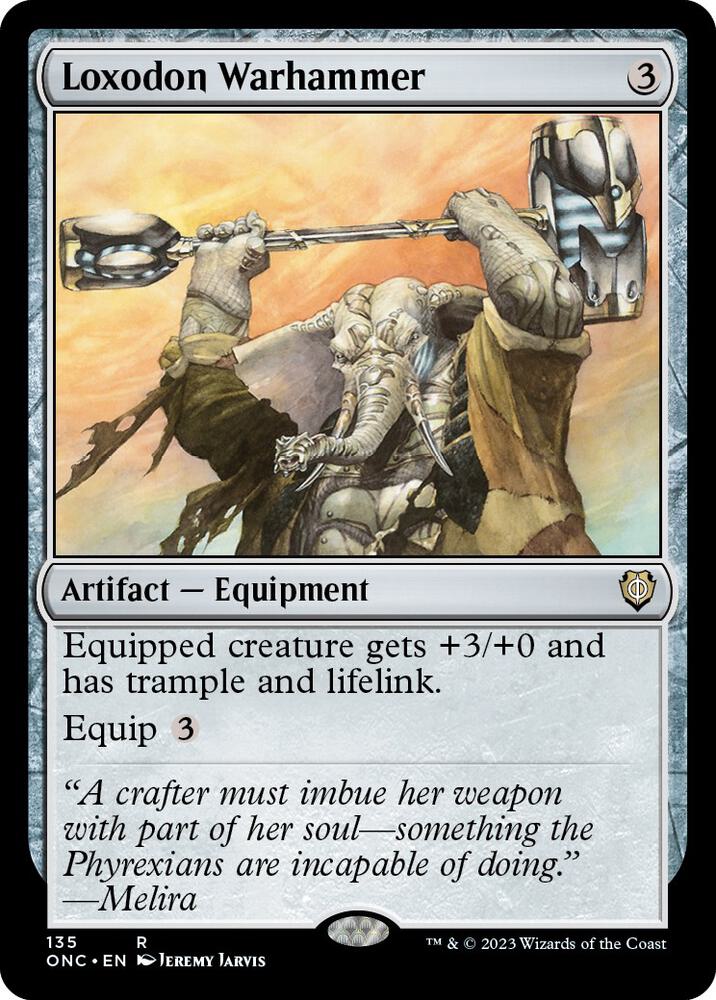 Loxodon Warhammer 135 (Commander: Phyrexia: All Will Be One)  | Good Games Morley
