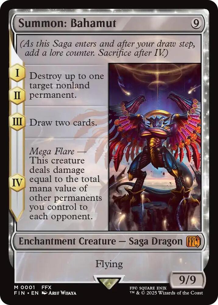 Summon: Bahamut 1/309 (FINAL FANTASY)  | Good Games Morley