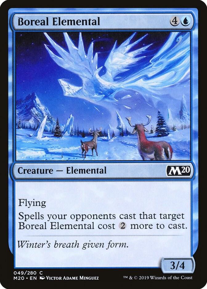 Boreal Elemental 49/280 (Core Set 2020)  - Foil | Good Games Morley