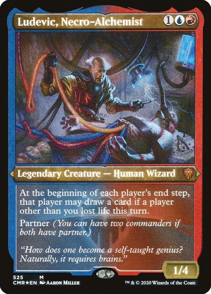 Ludevic, Necro-Alchemist 525 (Commander Legends)  - Etched Foil | Good Games Morley