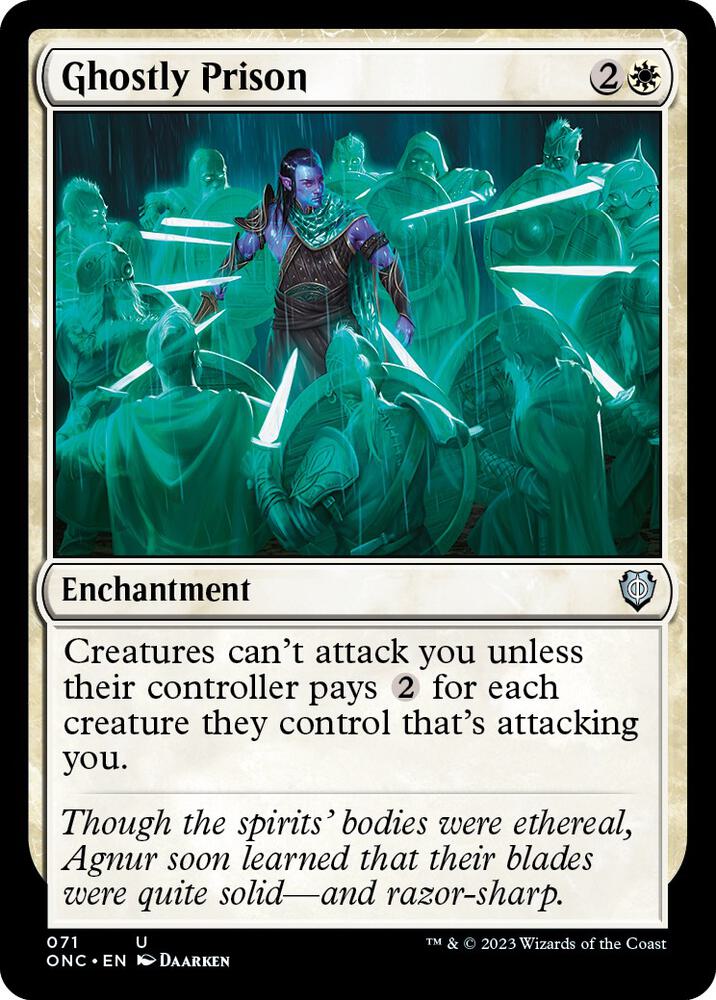 Ghostly Prison 71 (Commander: Phyrexia: All Will Be One)  | Good Games Morley