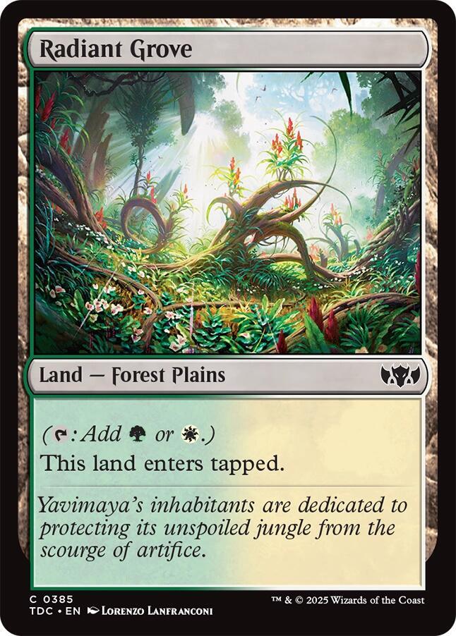 Radiant Grove 385 (Commander: Tarkir: Dragonstorm)  | Good Games Morley