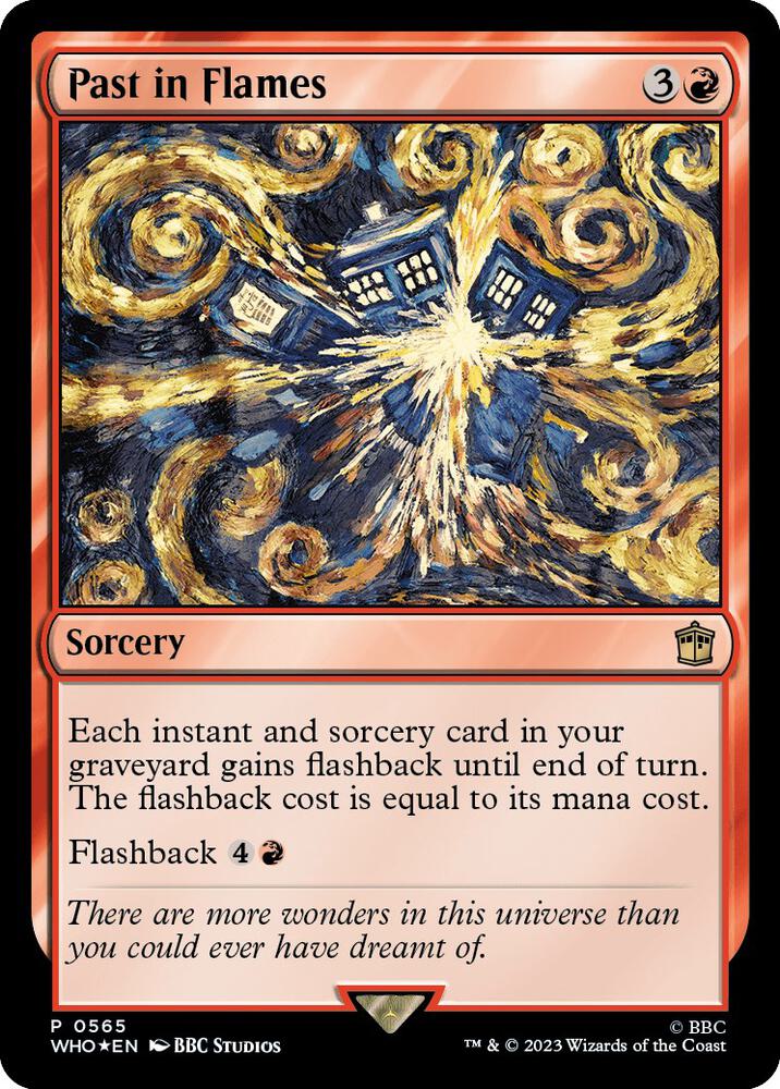 Past in Flames 565 (Launch Party & Release Event Promos)  - Foil | Good Games Morley