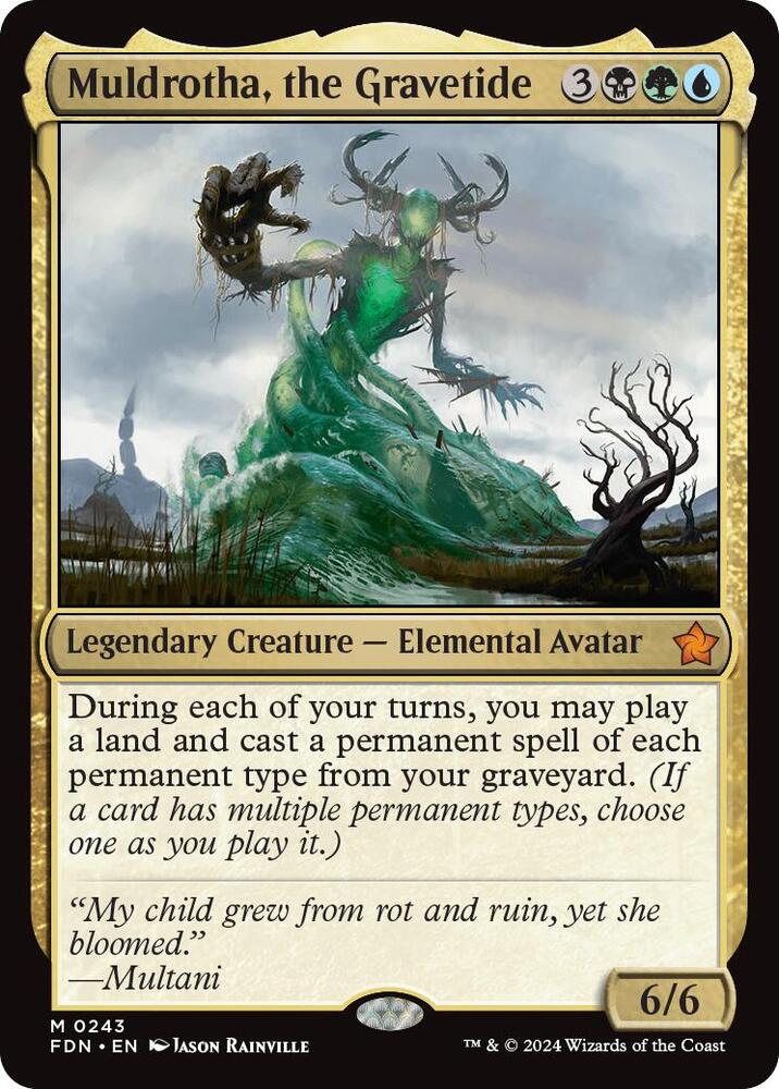 Muldrotha the Gravetide 243 (Foundations)  | Good Games Morley