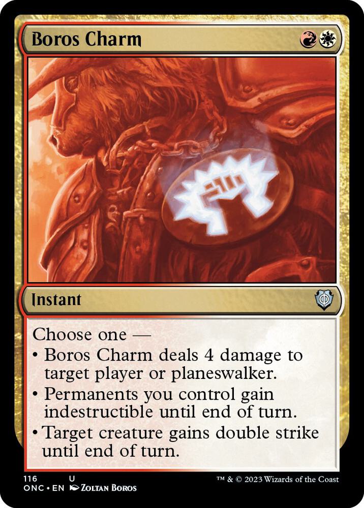 Boros Charm 116/28 (Commander: Phyrexia: All Will Be One)  | Good Games Morley