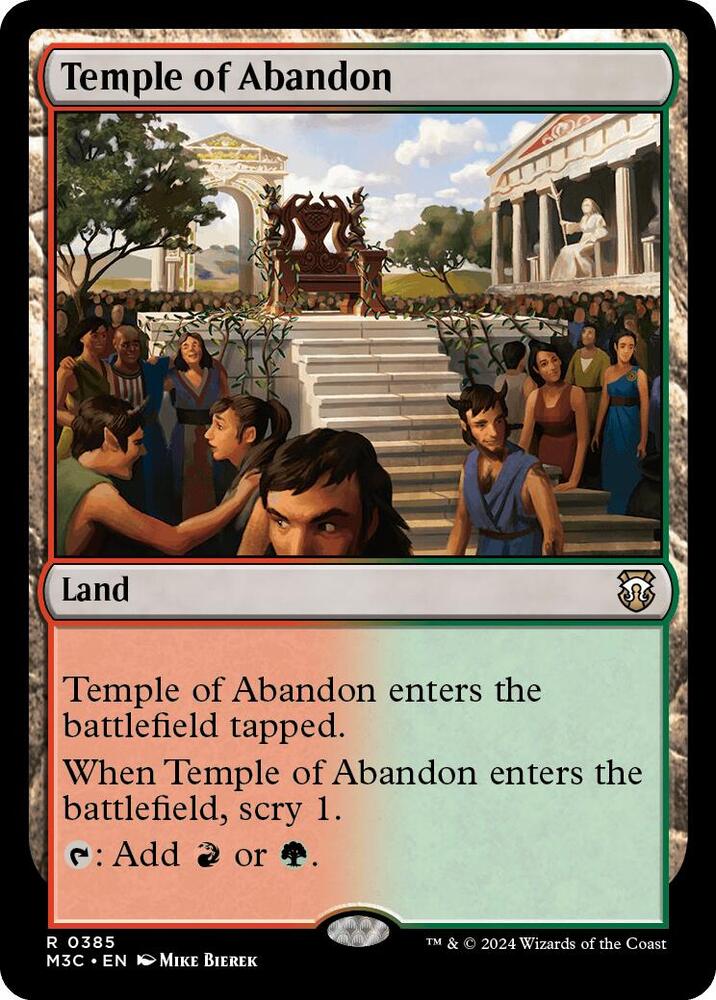 Temple of Abandon 385 (Commander: Modern Horizons 3)  | Good Games Morley
