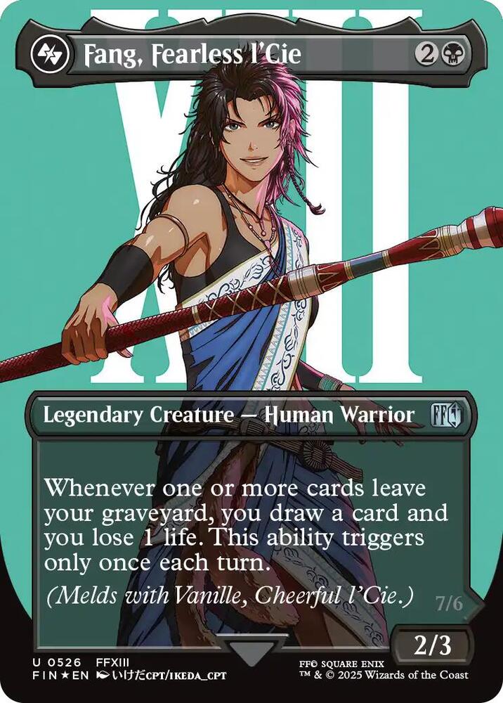 Fang, Fearless l'Cie 526 (FINAL FANTASY)  - Borderless Surge Foil | Good Games Morley