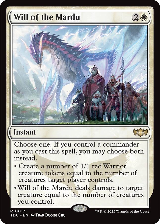 Will of the Mardu 17 (Commander: Tarkir: Dragonstorm)  | Good Games Morley