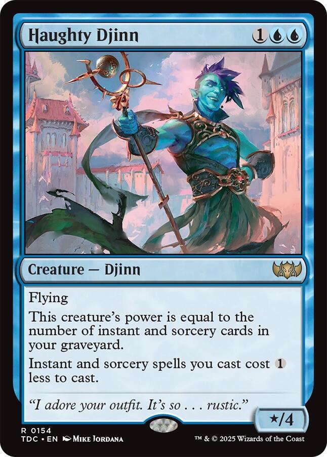 Haughty Djinn 154 (Commander: Tarkir: Dragonstorm)  | Good Games Morley