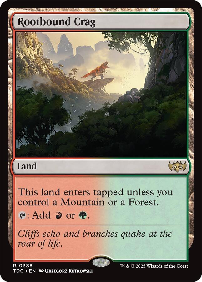 Rootbound Crag 388 (Commander: Tarkir: Dragonstorm)  | Good Games Morley