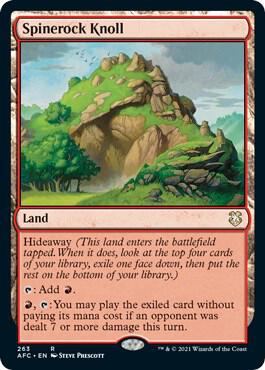 Spinerock Knoll 263/62 (Commander: Adventures in the Forgotten Realms)  | Good Games Morley