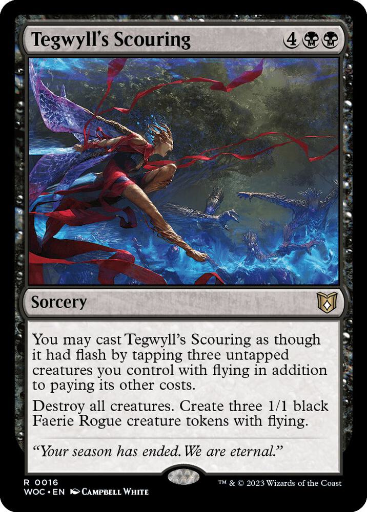 Tegwyll's Scouring 16/173 (Commander: Wilds of Eldraine)  | Good Games Morley