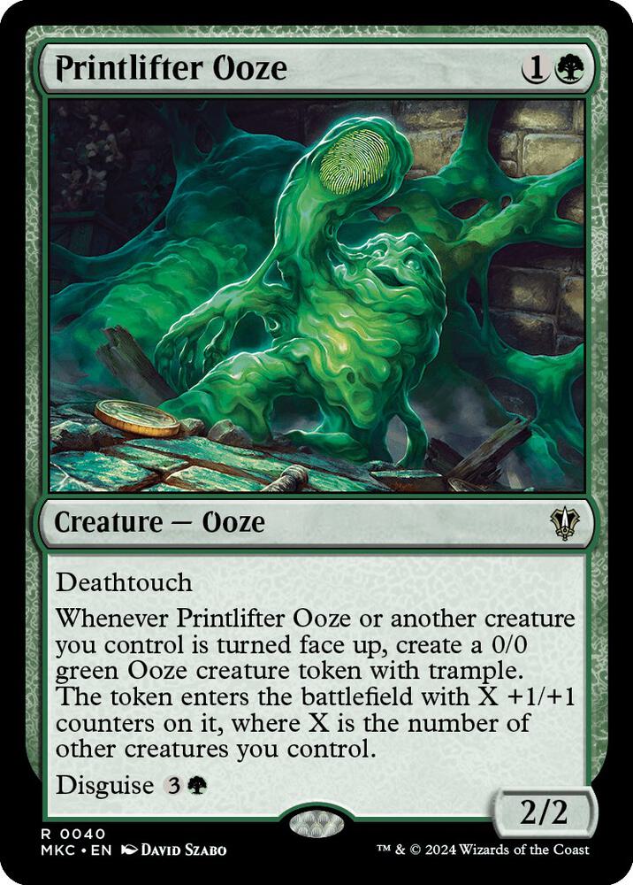 Printlifter Ooze 40/311 (Commander: Murders at Karlov Manor)  | Good Games Morley