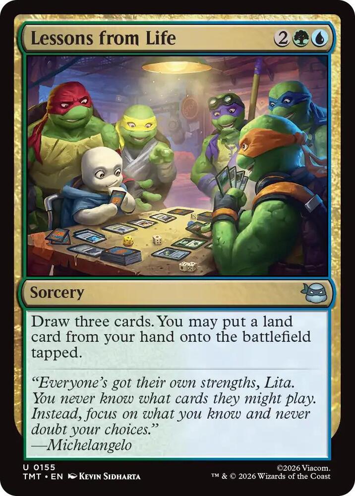 Lessons from Life 155 (Teenage Mutant Ninja Turtles)  - Foil | Good Games Morley