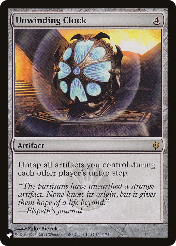 Unwinding Clock NPH-164/5075 (The List Reprints)  | Good Games Morley