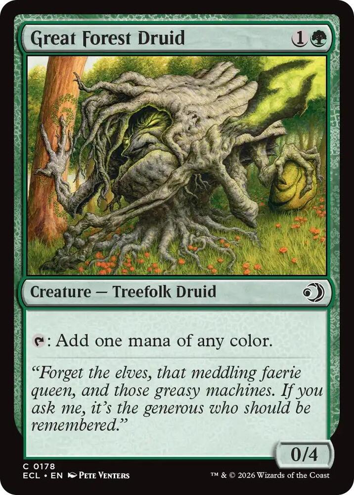 Great Forest Druid 178/273 (Lorwyn Eclipsed)  | Good Games Morley