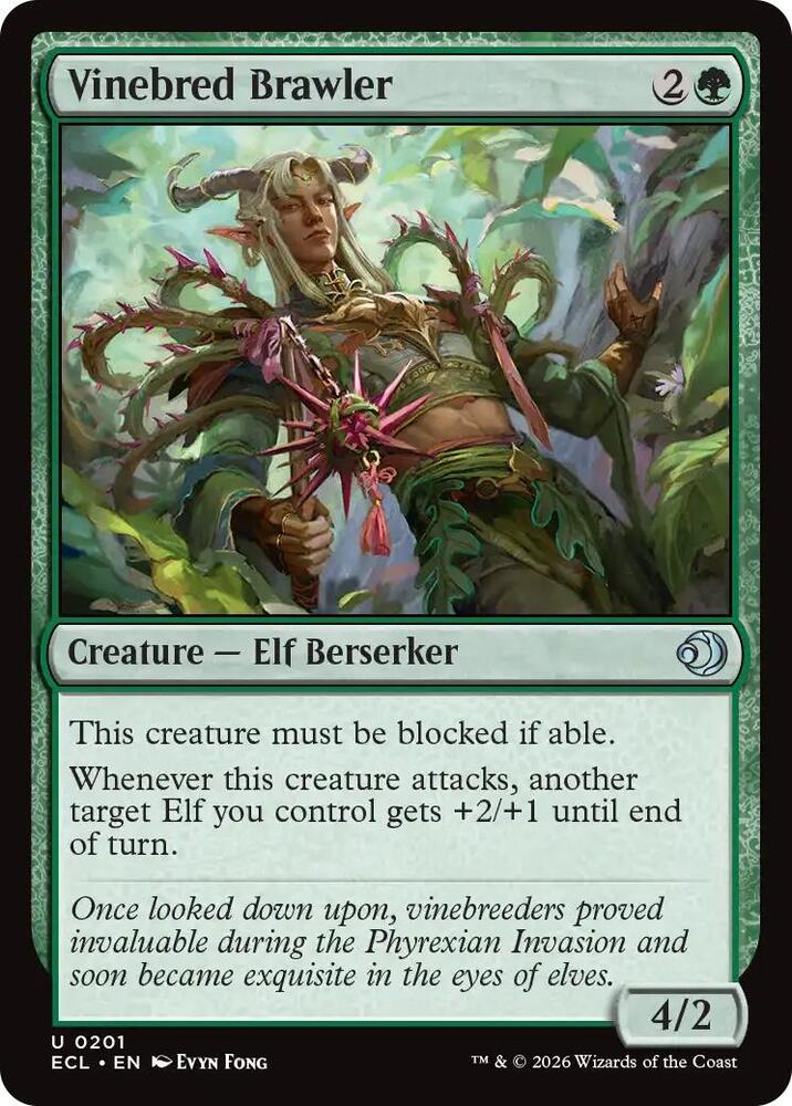 Vinebred Brawler 201/273 (Lorwyn Eclipsed)  - Foil | Good Games Morley