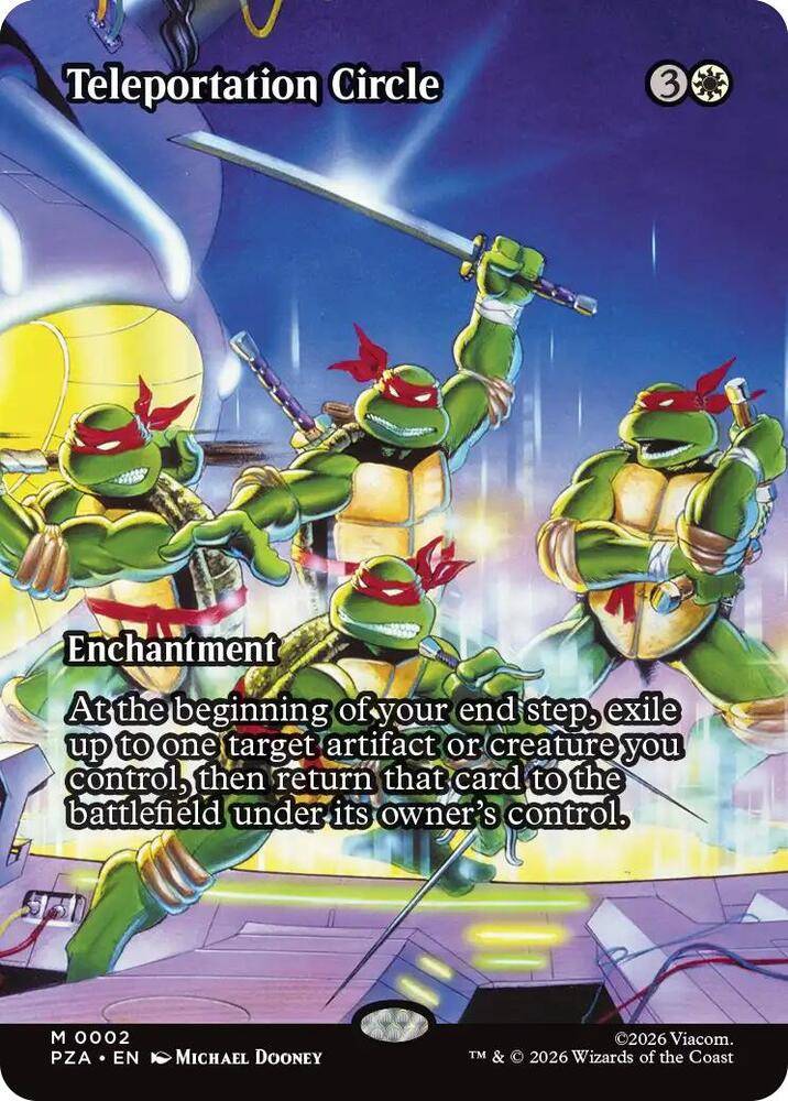 Teleportation Circle 2/20 (Teenage Mutant Ninja Turtles Source Material)  - Borderless Foil | Good Games Morley