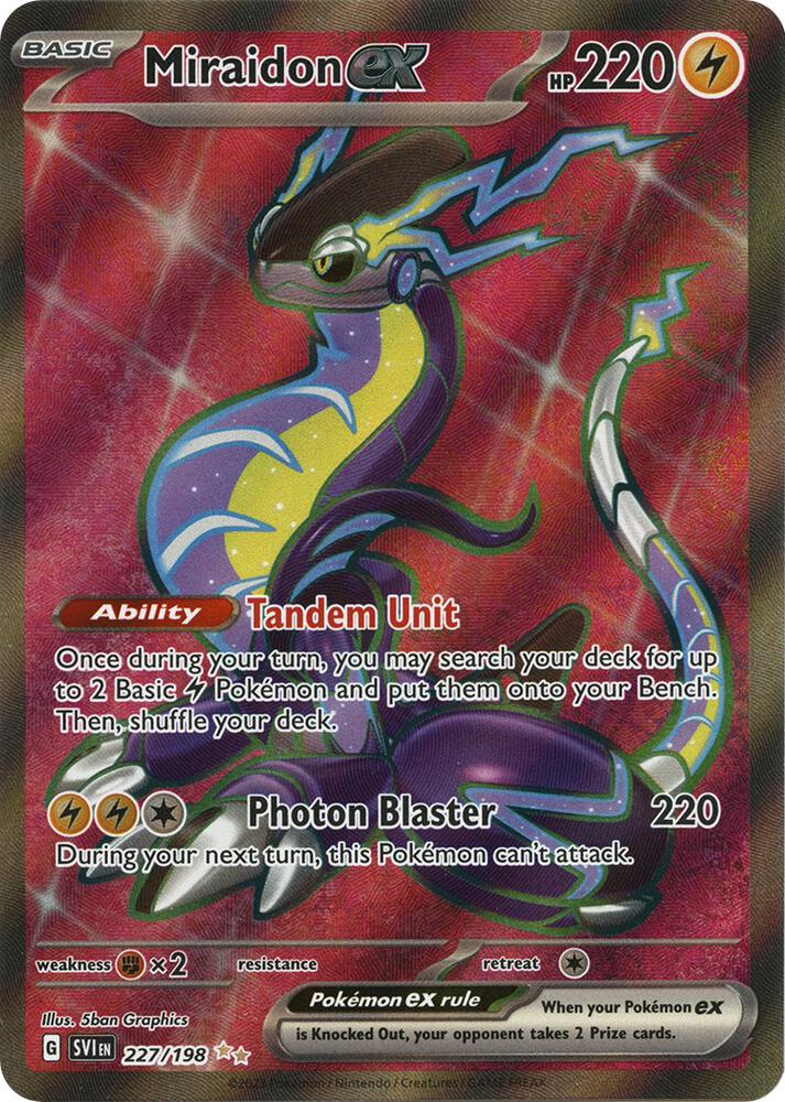 Miraidon ex 227/198 (SV01: Scarlet & Violet Base Set)  - Holofoil | Good Games Morley