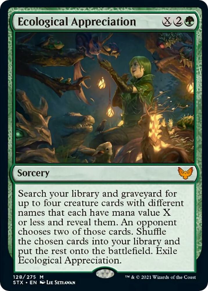 Ecological Appreciation 128 (Strixhaven: School of Mages)  - Foil | Good Games Morley