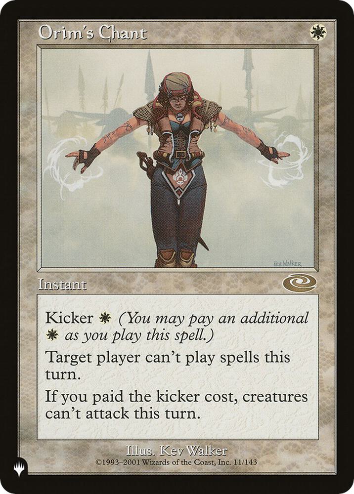 Orims Chant PLS-11/5075 (The List Reprints)  | Good Games Morley