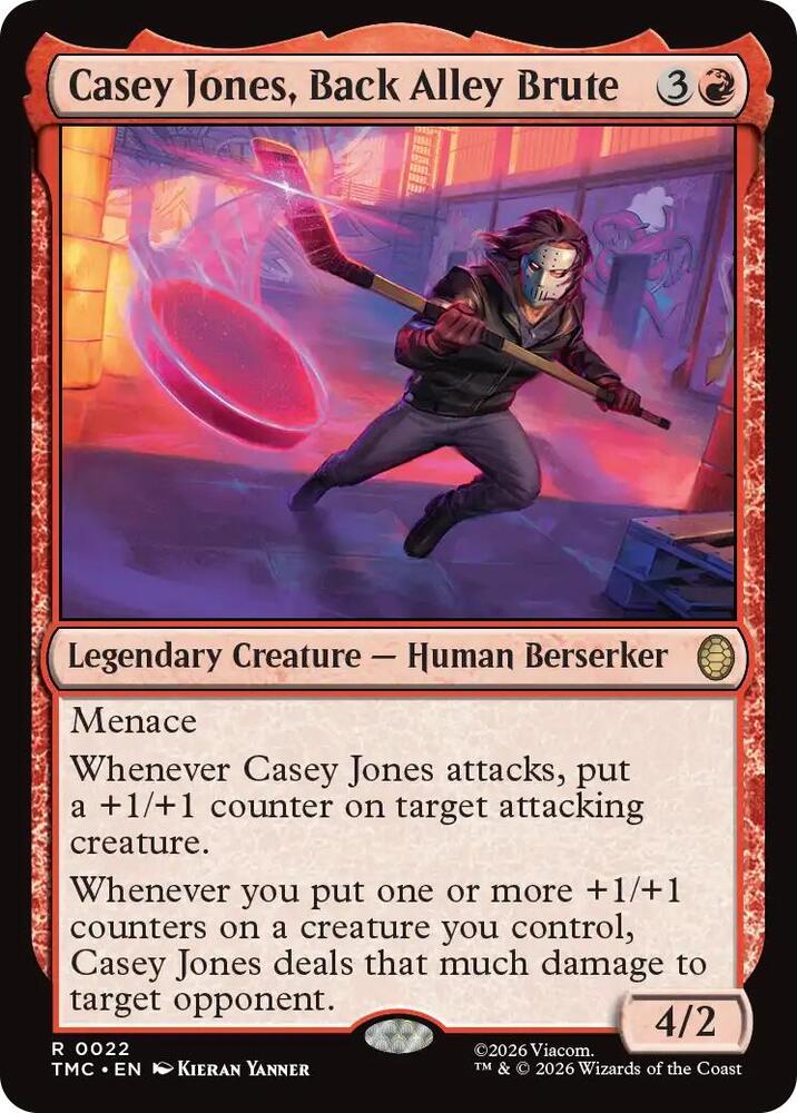 Casey Jones Back Alley Brute 22 (Commander: Teenage Mutant Ninja Turtles)  | Good Games Morley