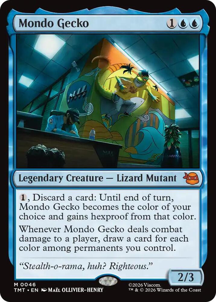 Mondo Gecko 46/190 (Teenage Mutant Ninja Turtles)  | Good Games Morley
