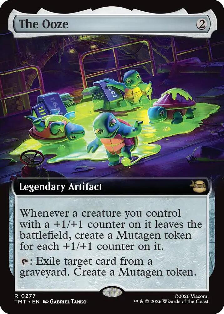 The Ooze  277 (Teenage Mutant Ninja Turtles)  - Extended Art Foil | Good Games Morley