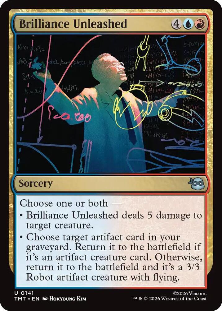 Brilliance Unleashed 141/190 (Teenage Mutant Ninja Turtles)  - Foil | Good Games Morley
