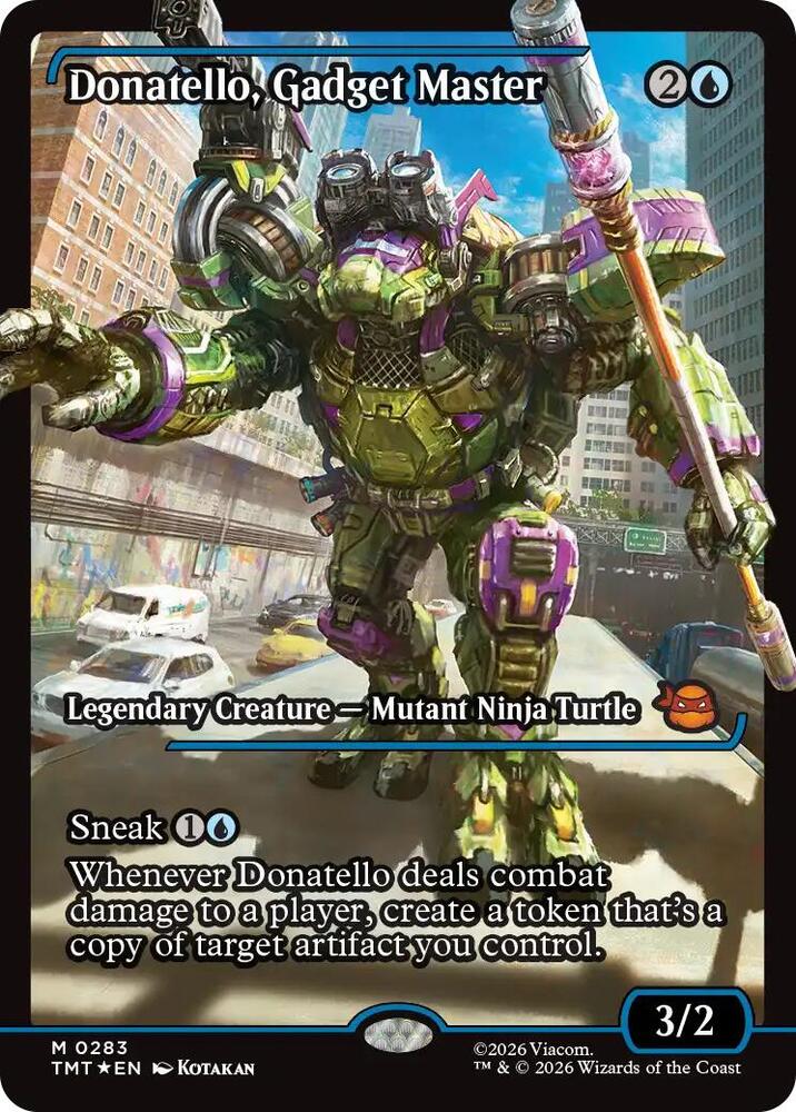 Donatello, Gadget Master 283/260 (Teenage Mutant Ninja Turtles)  - Showcase Foil | Good Games Morley