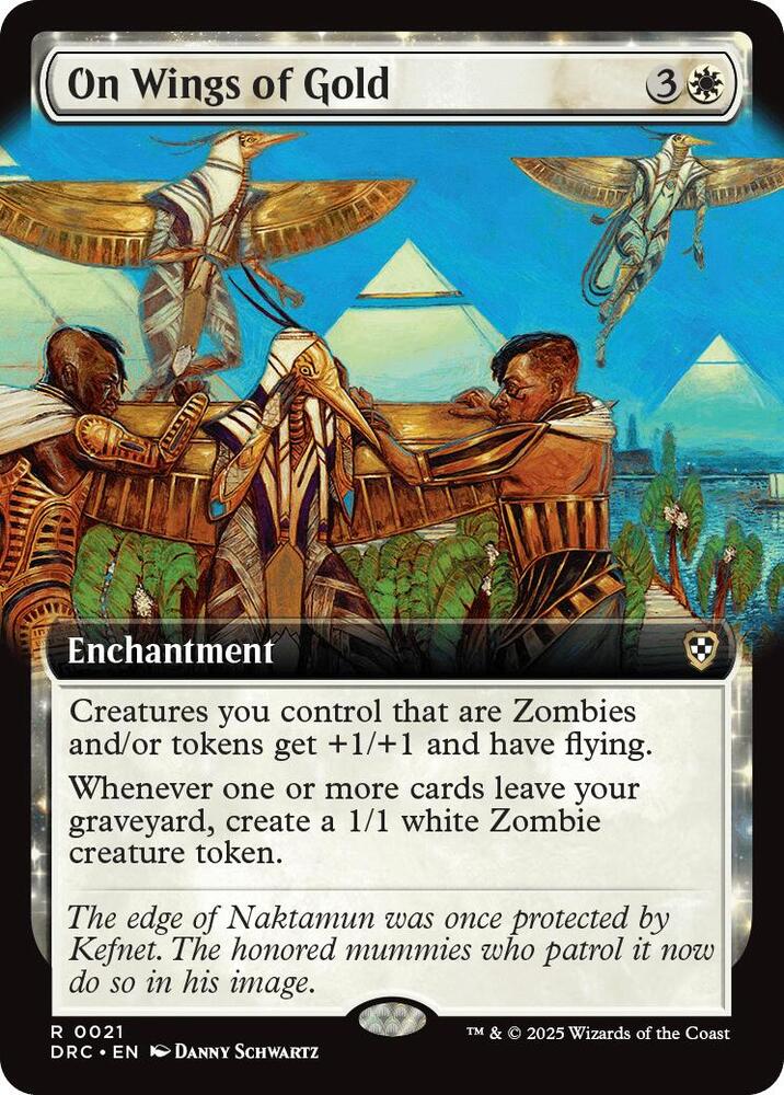 On Wings of Gold 21 (Commander: Aetherdrift)  - Extended Art | Good Games Morley