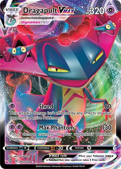 Dragapult VMAX 093/192 (SWSH02: Rebel Clash)  - Holofoil | Good Games Morley