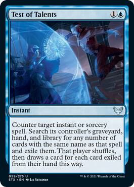 Test of Talents 59 (Strixhaven: School of Mages)  - Foil | Good Games Morley