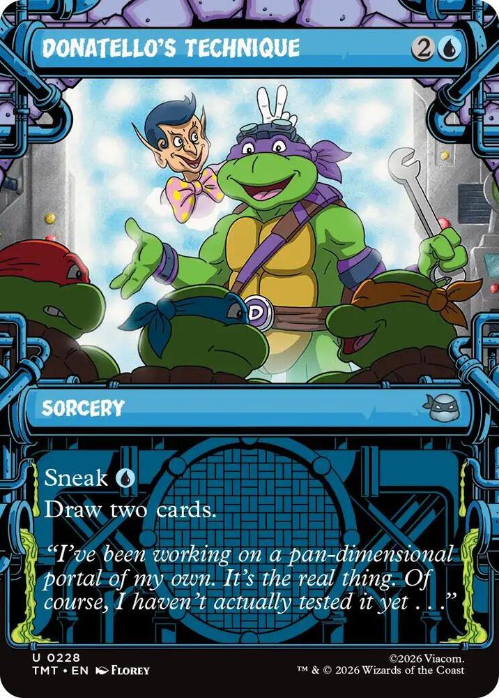 Donatello's Technique 228 (Teenage Mutant Ninja Turtles)  - Showcase Foil | Good Games Morley