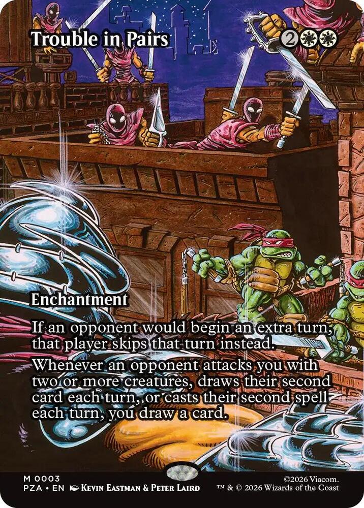 Trouble in Pairs 3/20 (Teenage Mutant Ninja Turtles Source Material)  - Borderless | Good Games Morley