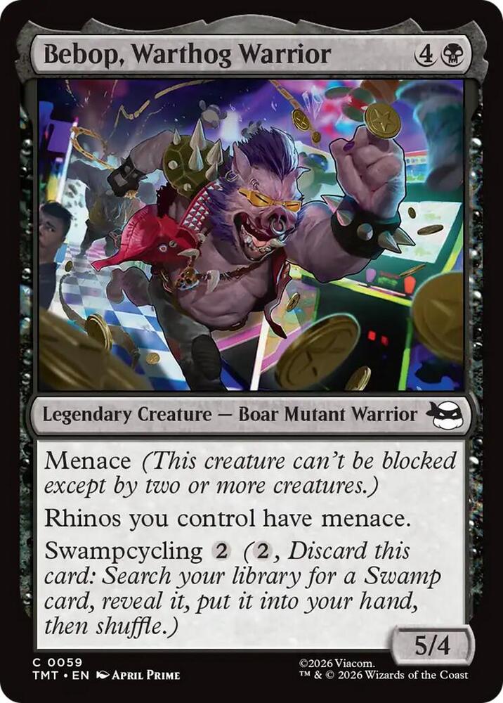 Bebop, Warthog Warrior 59 (Teenage Mutant Ninja Turtles)  - Foil | Good Games Morley