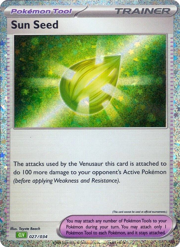 Sun Seed 027/034 (Trading Card Game Classic)  - Holofoil | Good Games Morley