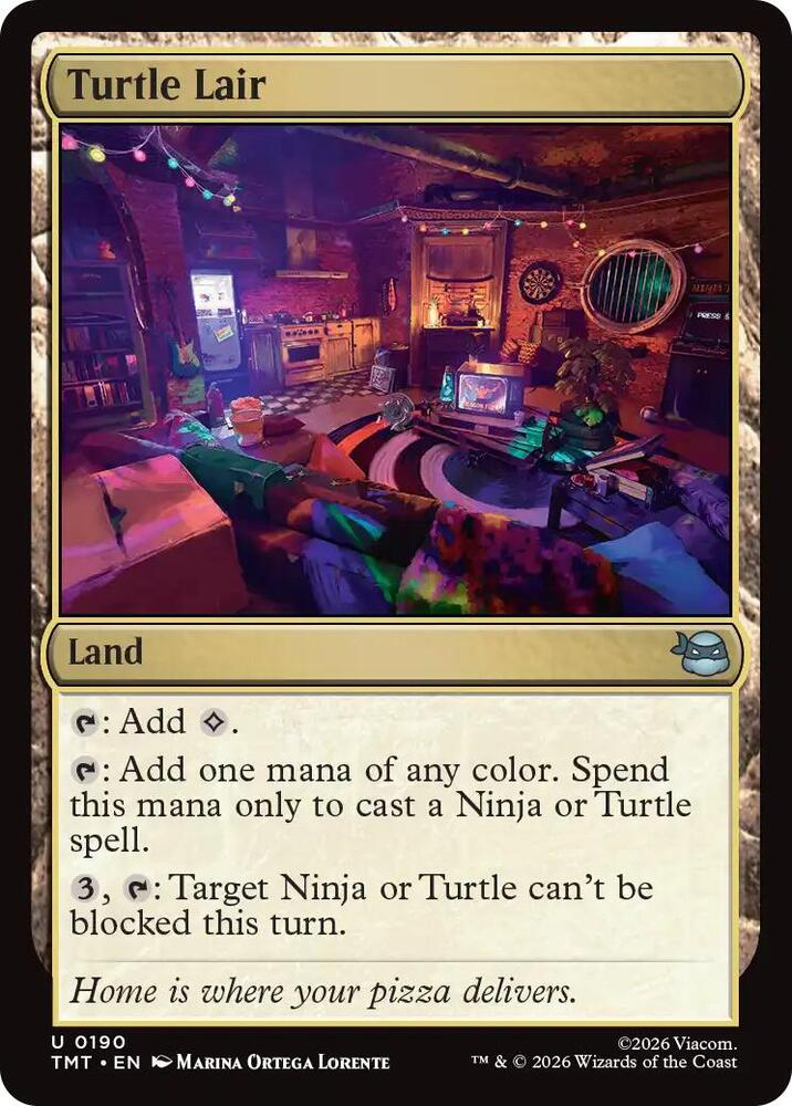 Turtle Lair 190 (Teenage Mutant Ninja Turtles)  - Foil | Good Games Morley