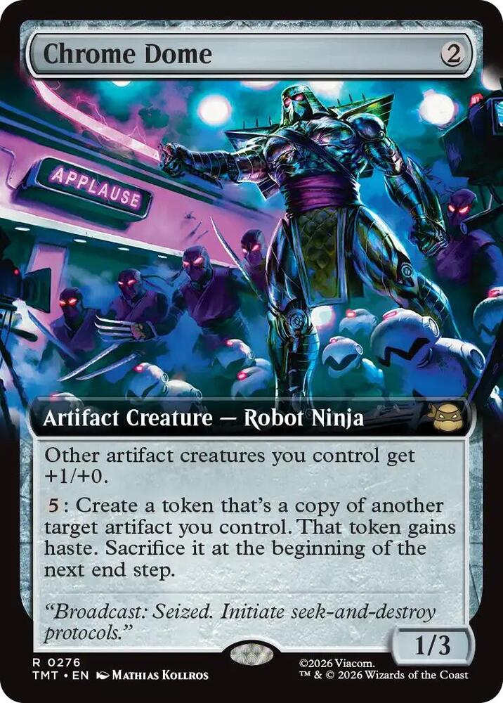 Chrome Dome  276/190 (Teenage Mutant Ninja Turtles)  - Extended Art | Good Games Morley
