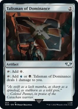 Talisman of Dominance 254 (Universes Beyond: Warhammer 40,000)  | Good Games Morley