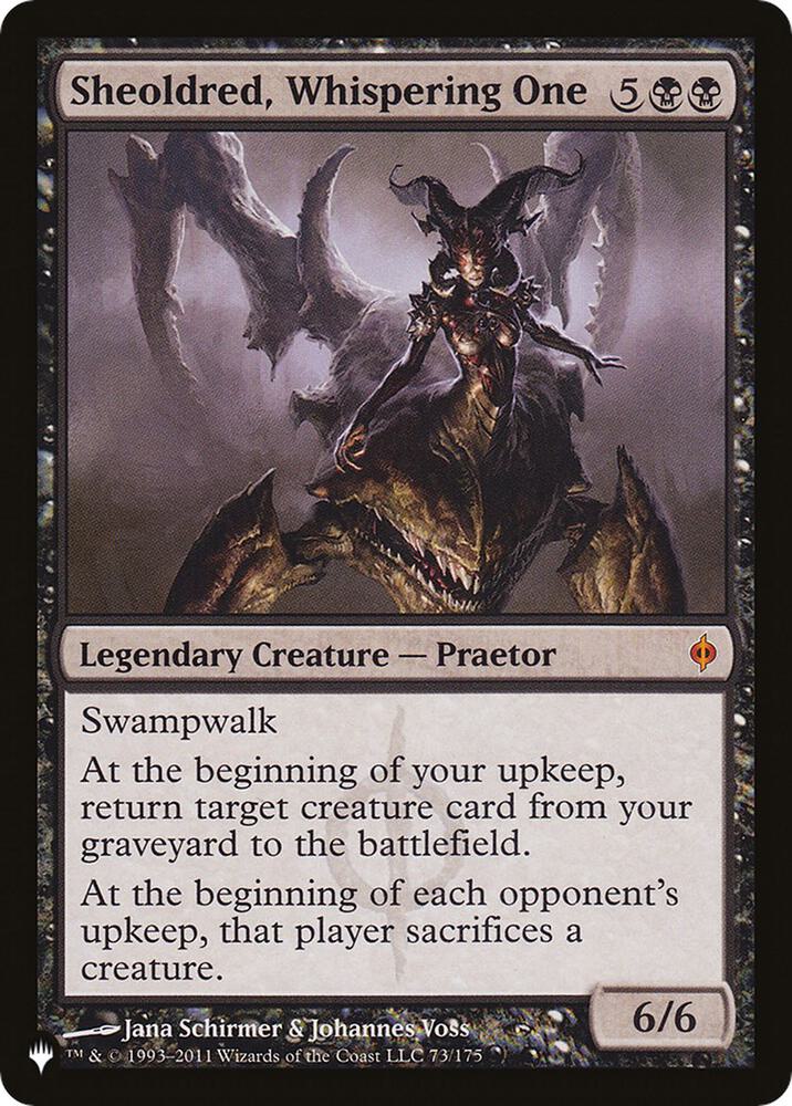 Sheoldred Whispering One NPH-73/5075 (The List Reprints)  | Good Games Morley