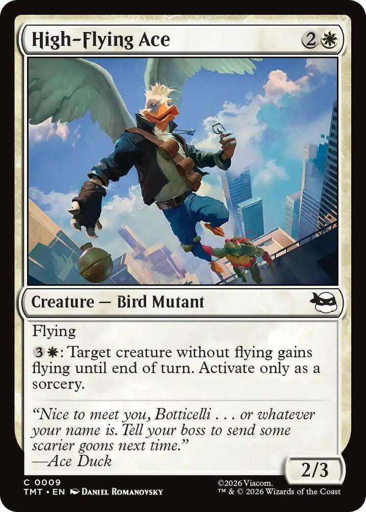 High-Flying Ace 9/190 (Teenage Mutant Ninja Turtles)  - Foil | Good Games Morley