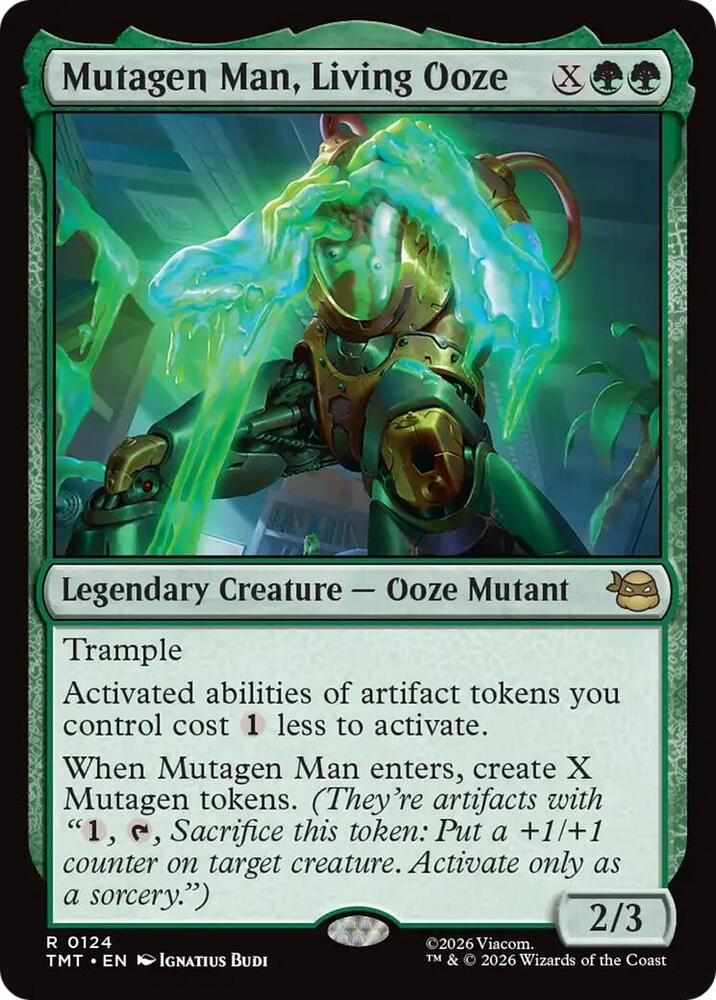 Mutagen Man, Living Ooze 124 (Teenage Mutant Ninja Turtles)  - Foil | Good Games Morley