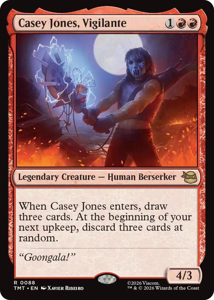 Casey Jones, Vigilante 88/190 (Teenage Mutant Ninja Turtles)  - Foil | Good Games Morley