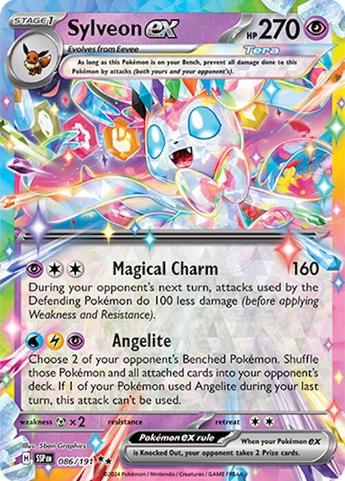 Sylveon ex 086/191 (SV08: Surging Sparks)  - Holofoil | Good Games Morley