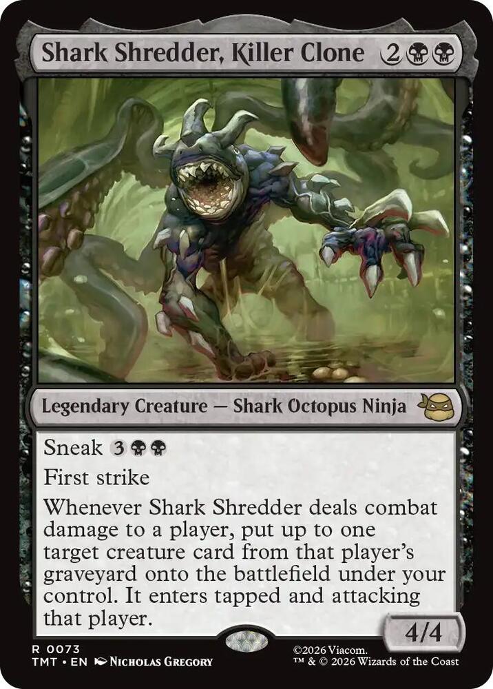 Shark Shredder, Killer Clone 73/190 (Teenage Mutant Ninja Turtles)  - Foil | Good Games Morley