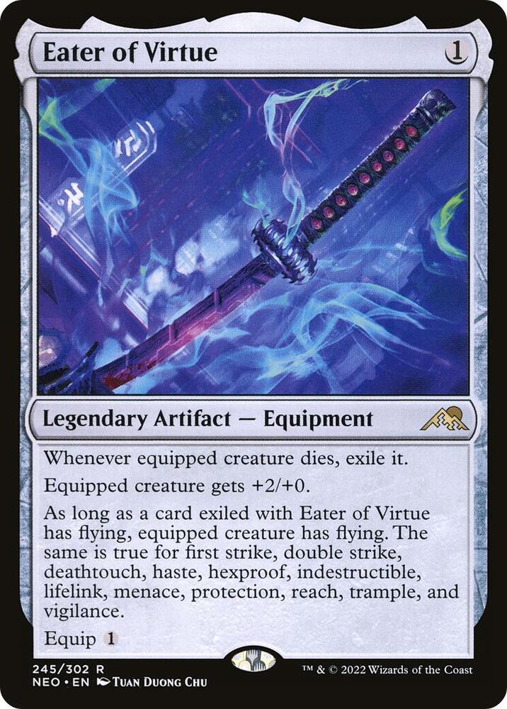 Eater of Virtue 245/302 (Kamigawa: Neon Dynasty)  - Foil | Good Games Morley