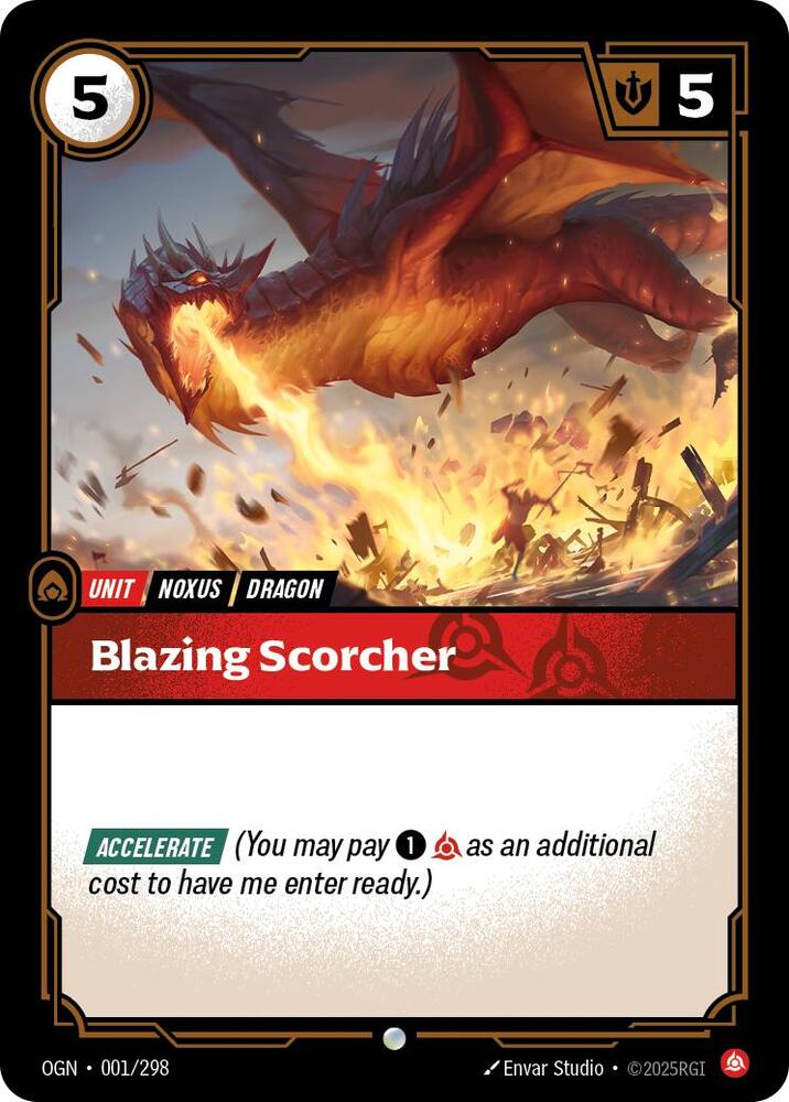 Blazing Scorcher 001/298 (Origins)  | Good Games Morley