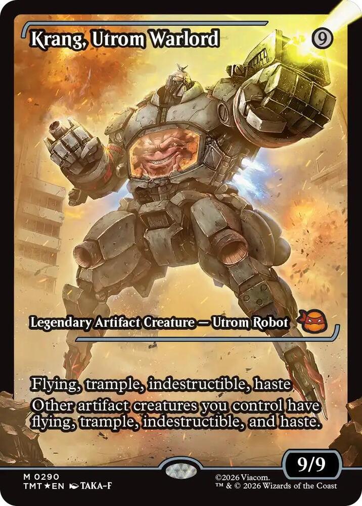 Krang Utrom Warlord Showcase 290 (Teenage Mutant Ninja Turtles)  - Showcase Foil | Good Games Morley