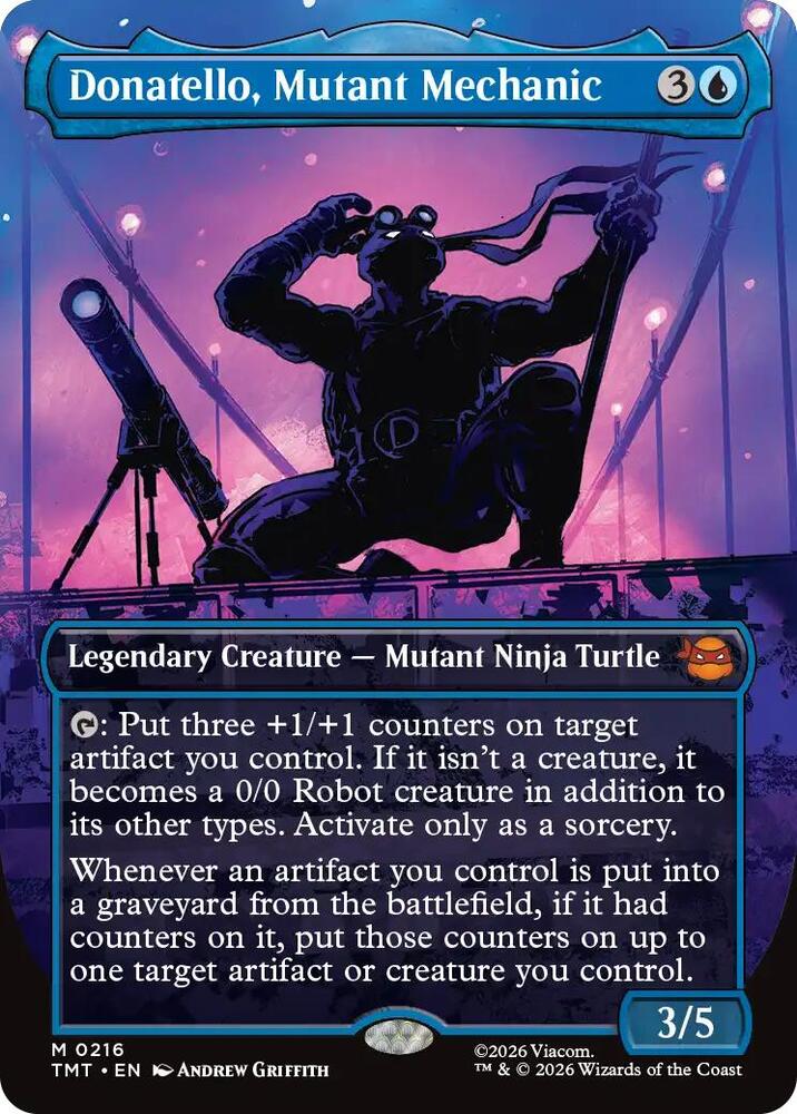 Donatello, Mutant Mechanic 216 (Teenage Mutant Ninja Turtles)  - Borderless Foil | Good Games Morley